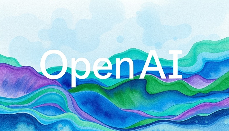 OpenAI text on colorful abstract background