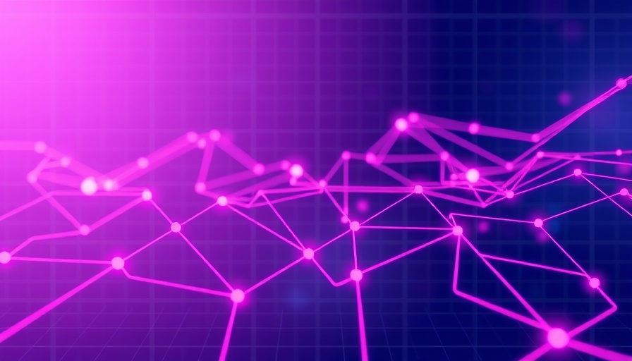 Abstract circuitry network depicting future of work automation