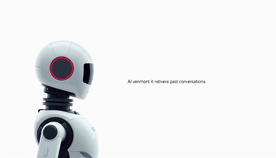 AI memory function chatbot interface retrieving past conversation.