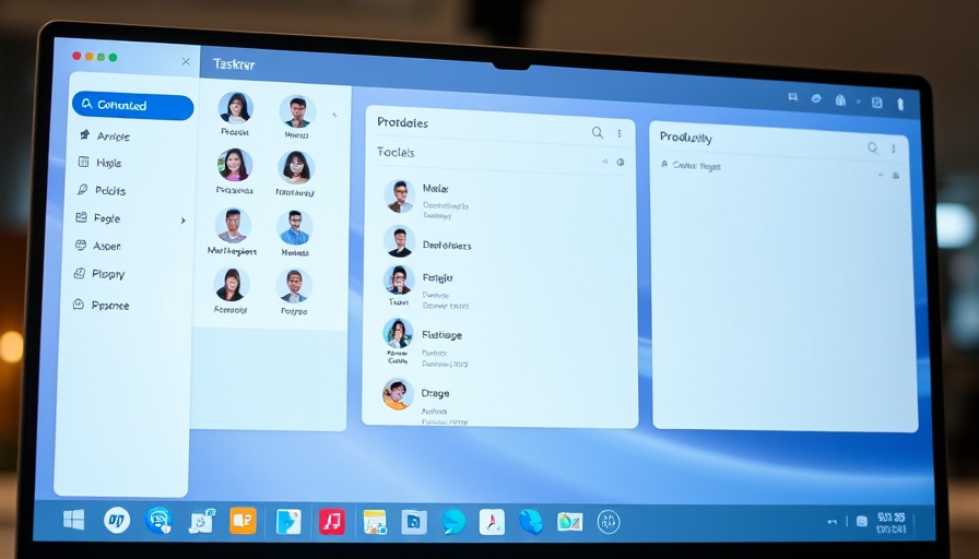 Modern taskbar apps for Windows 11 displaying productivity tools.