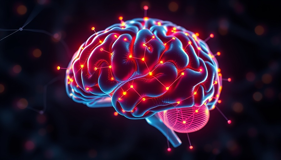 Digital brain with glowing neural connections illustrating AI learning.