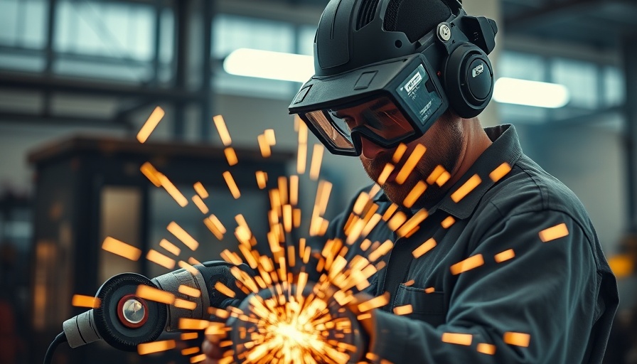 Worker fostering inclusive workplace culture in industry.