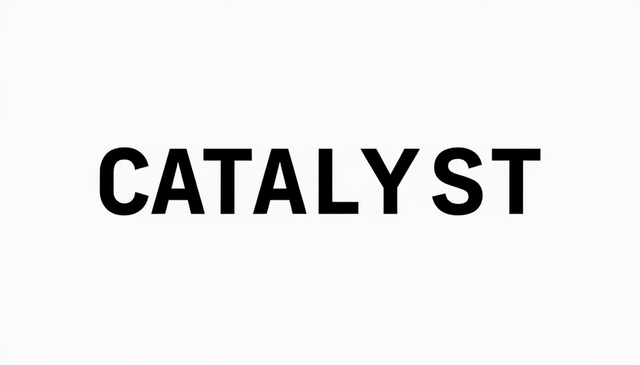 Bold black 'CATALYST' logo on white background