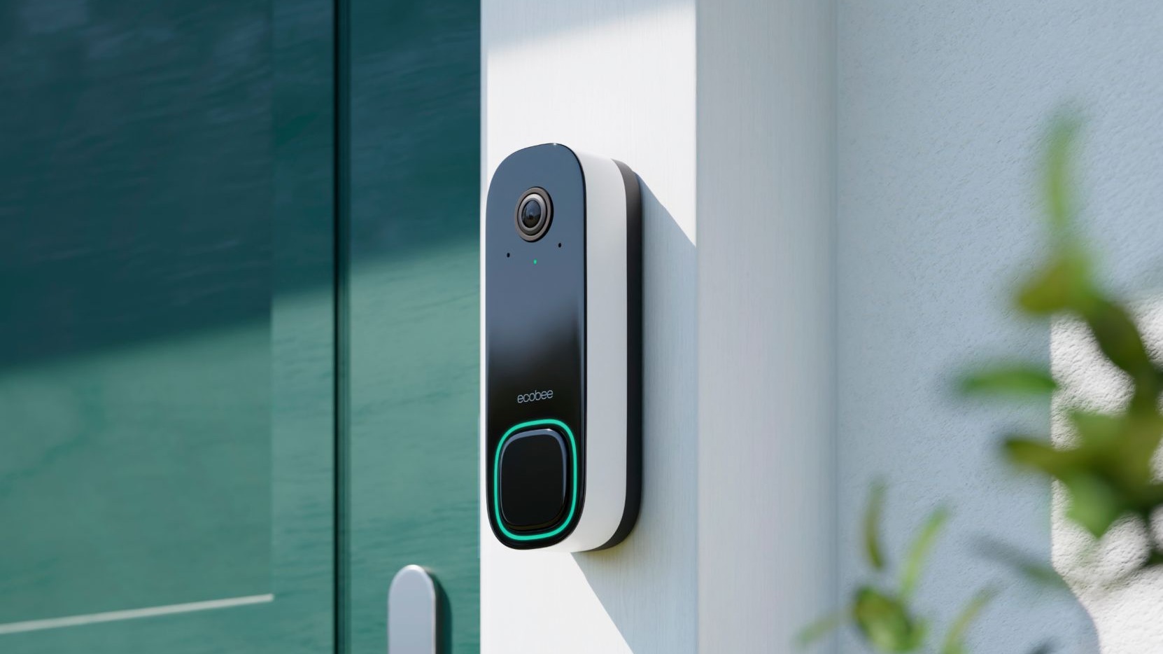 Modern subscription-free video doorbells mounted on walls.