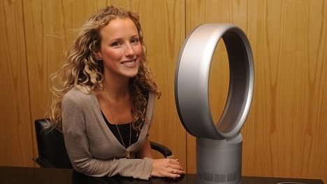 Bladeless fan benefits for a relaxing night's sleep in a calm bedroom.