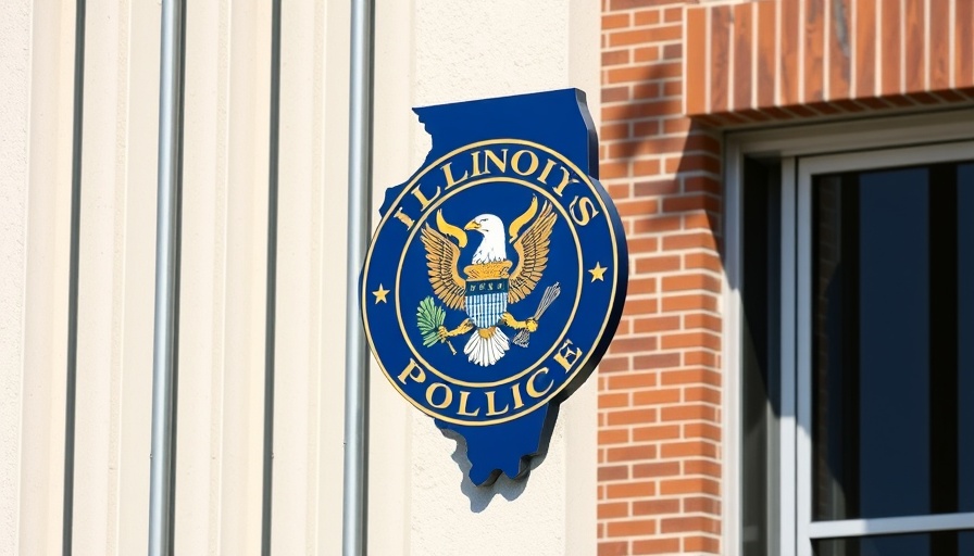Illinois State Police emblem representing move-over law Illinois