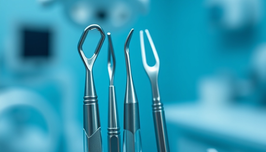 Close-up of dental tools highlighting 'prioritize dental care' approach.