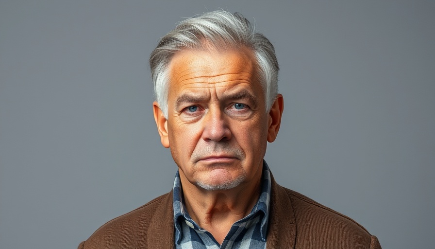 Middle-aged man with stern expression related to elder abuse investigation in South Carolina.
