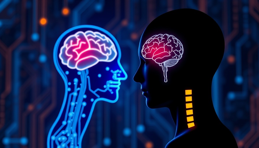 Digital depiction of AI vs human chain-of-thought reasoning limitations.