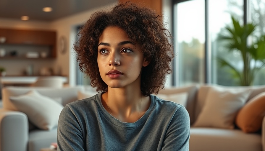 Working mom tips: young woman listening attentively at home.