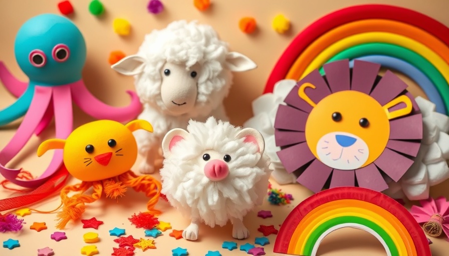 Simple and cheap craft ideas for kids using everyday materials.