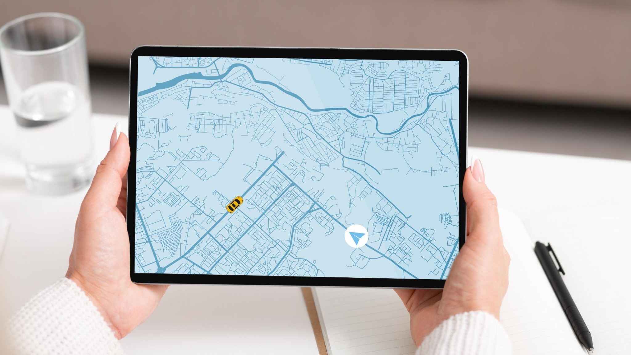 Map showing geospatial analysis with Amazon Bedrock markers.