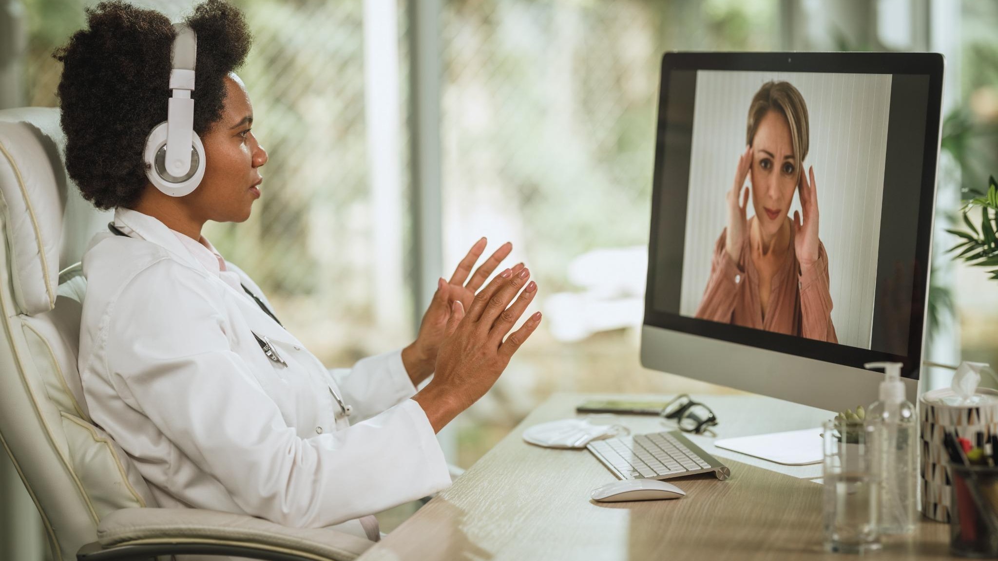 Abstract representation of AI for Personal Health Agent healthcare