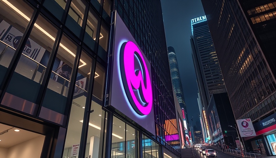 Spark's 2030 Strategy: Modern building with Spark logo.