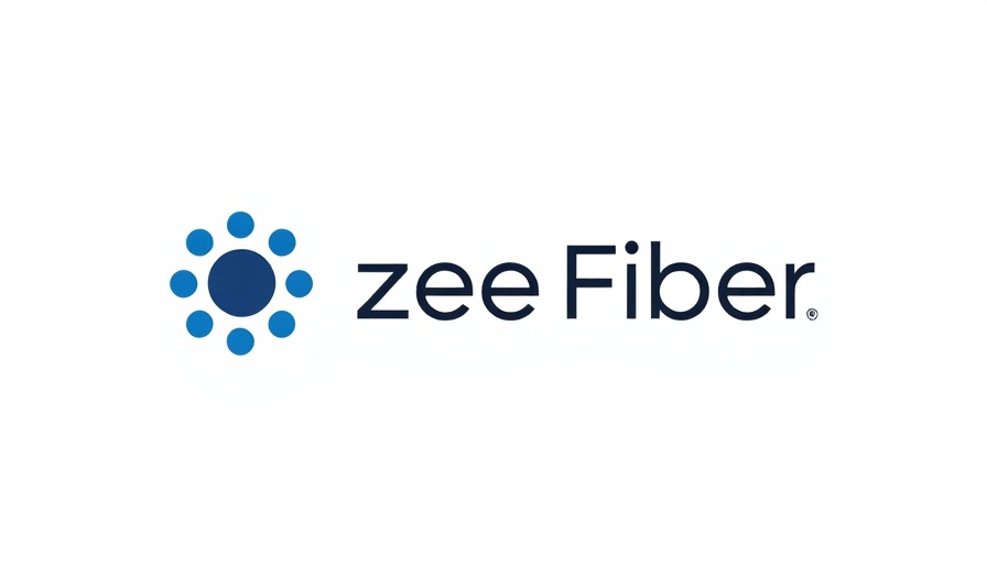 Ezee Fiber modern logo design for acquisition news.