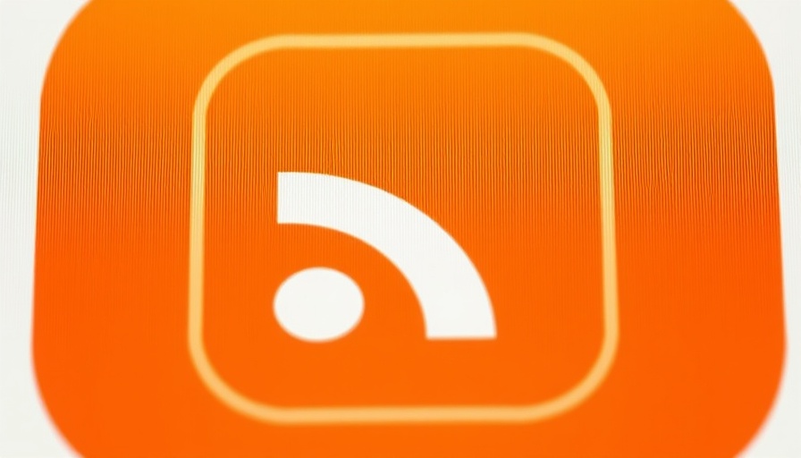 Bright RSS feed icon symbolizing 3BL Media sports journalism.