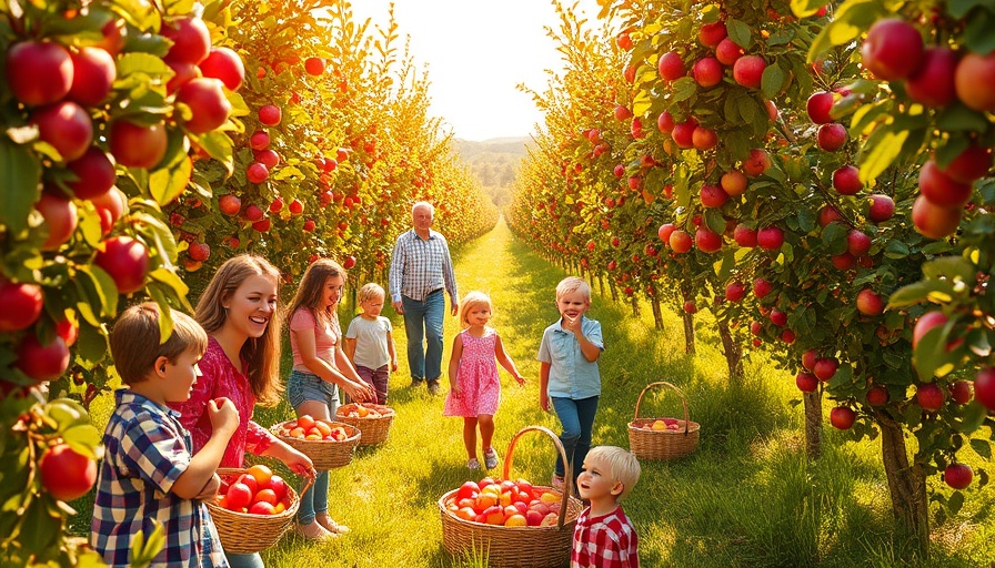 Family fun at apple orchards near Omaha.