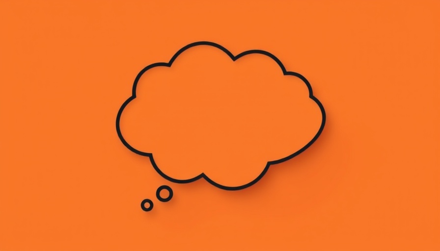 Minimalist thought bubble design for Claude memory feature for teams