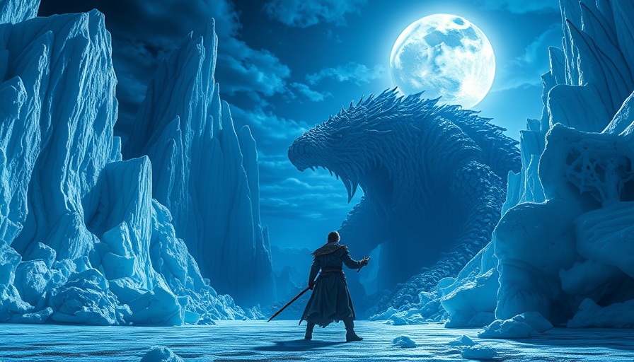 Fantasy character battles ice monster at Tokyo Game Show Nintendo Switch sale.