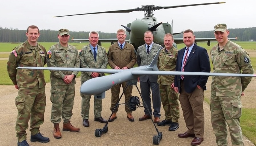 Lithuanian Defense Delegation Visits Pennsylvania Guard Drone Facility