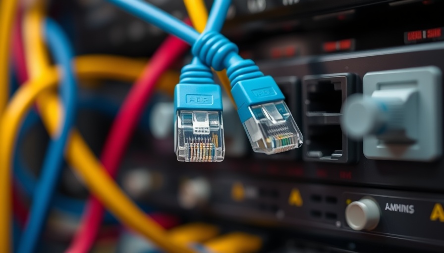 Close-up of Ethernet cables to optimize your internet speed