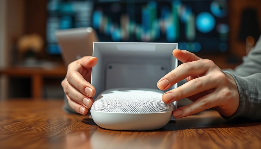 Wi-Fi Mesh Systems device being unpacked