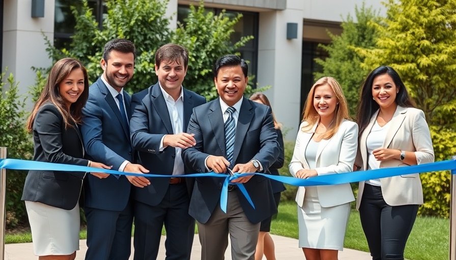 Ribbon-cutting ceremony for fiber internet in Sparta, Michigan.
