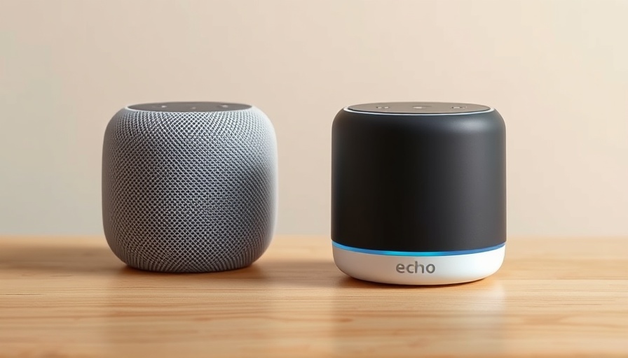 Features of Echo Dot Max with modern design on wood surface.