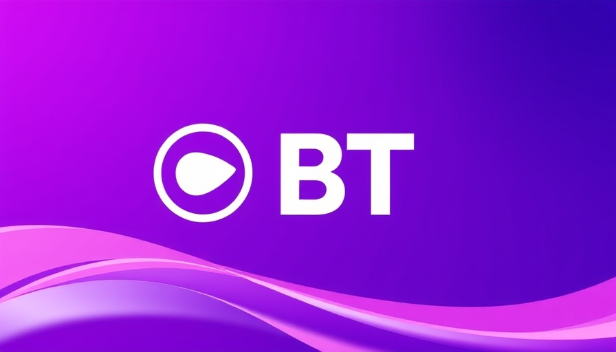 Sleek BT logo with purple background in 2025 broadband review.