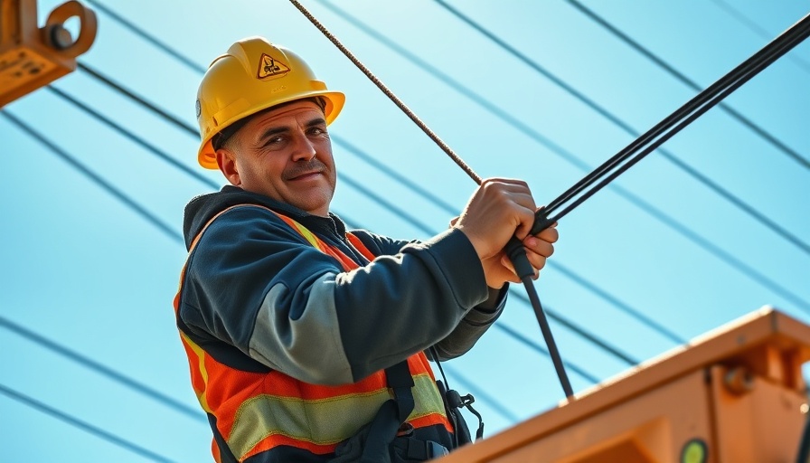 Utility worker finalizing Isle of Wight fiber internet setup.