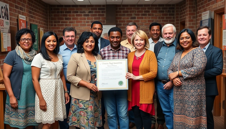 Community members at Hammond Hispanic Community Organization Recognition event