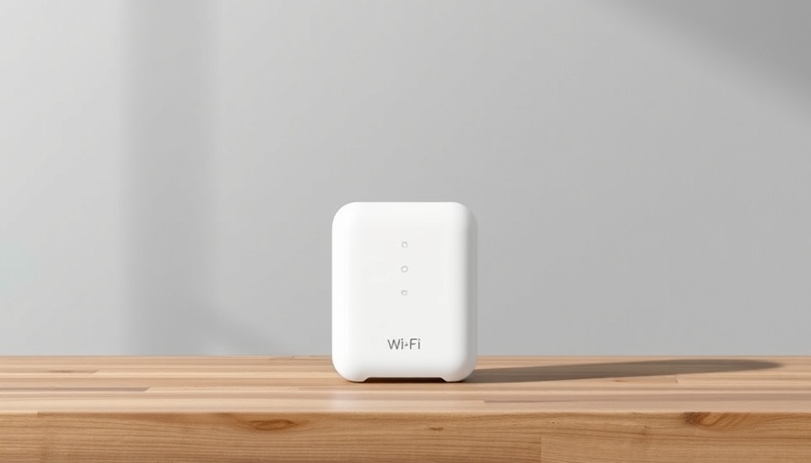 Affordable Wi-Fi 7 mesh system on wooden table
