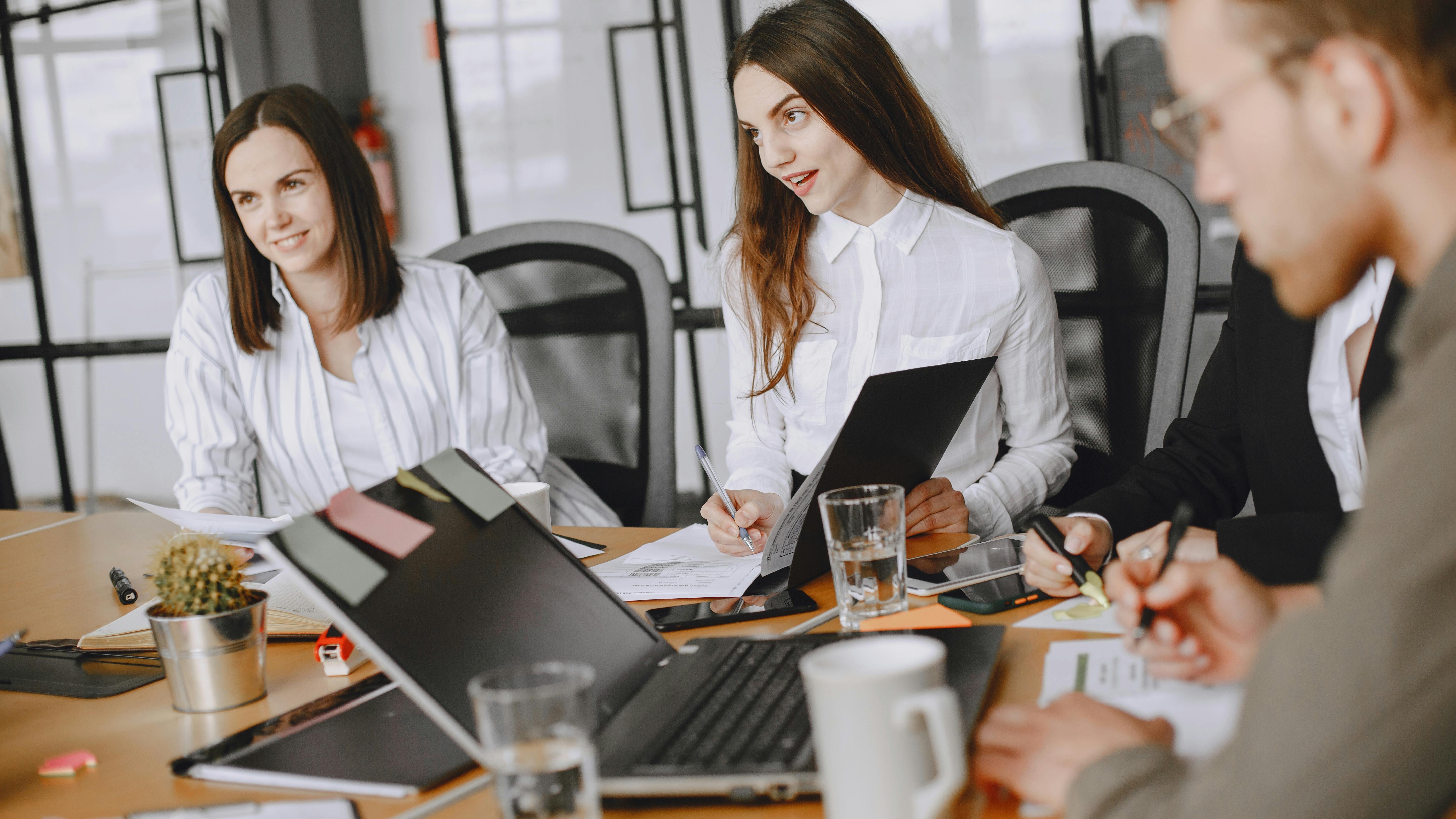 Empowered leader fostering inclusive workplace culture.