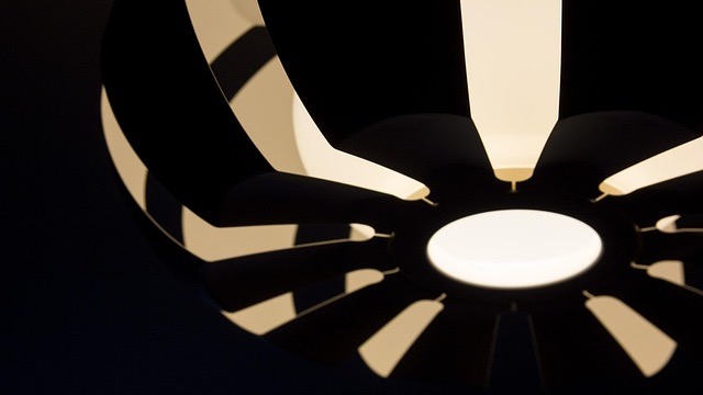 Smart lighting solutions: modern night light softly illuminating hallway.