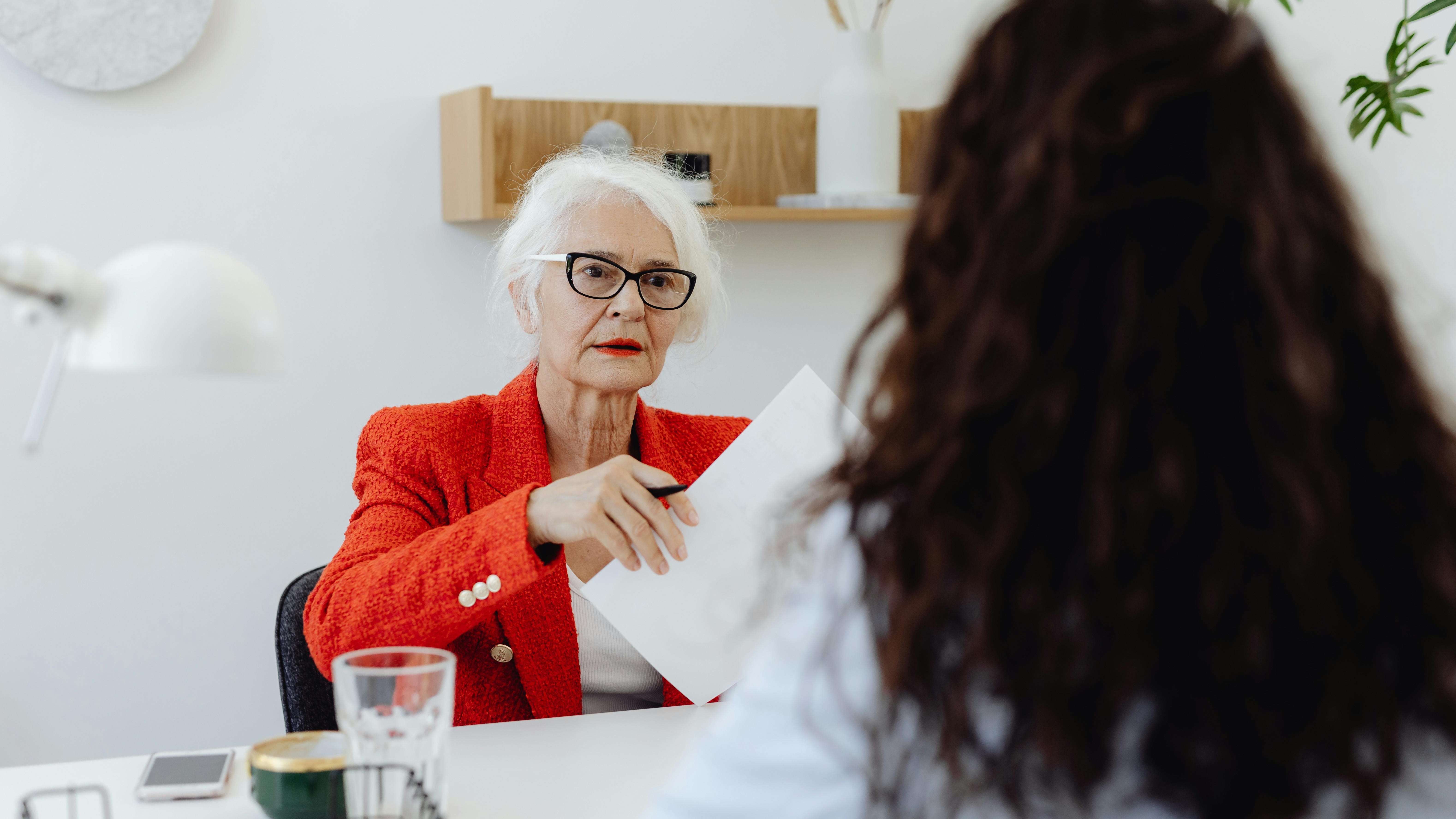 Symbolic golden key and chart depicting elders in the workforce.