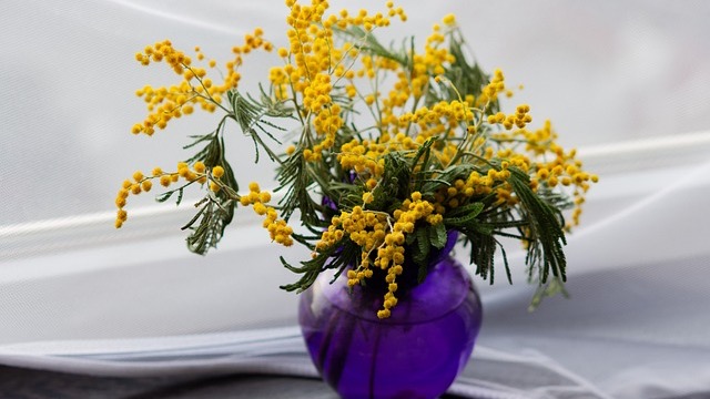 Refresh your doorstep with vibrant flower pot arrangement.