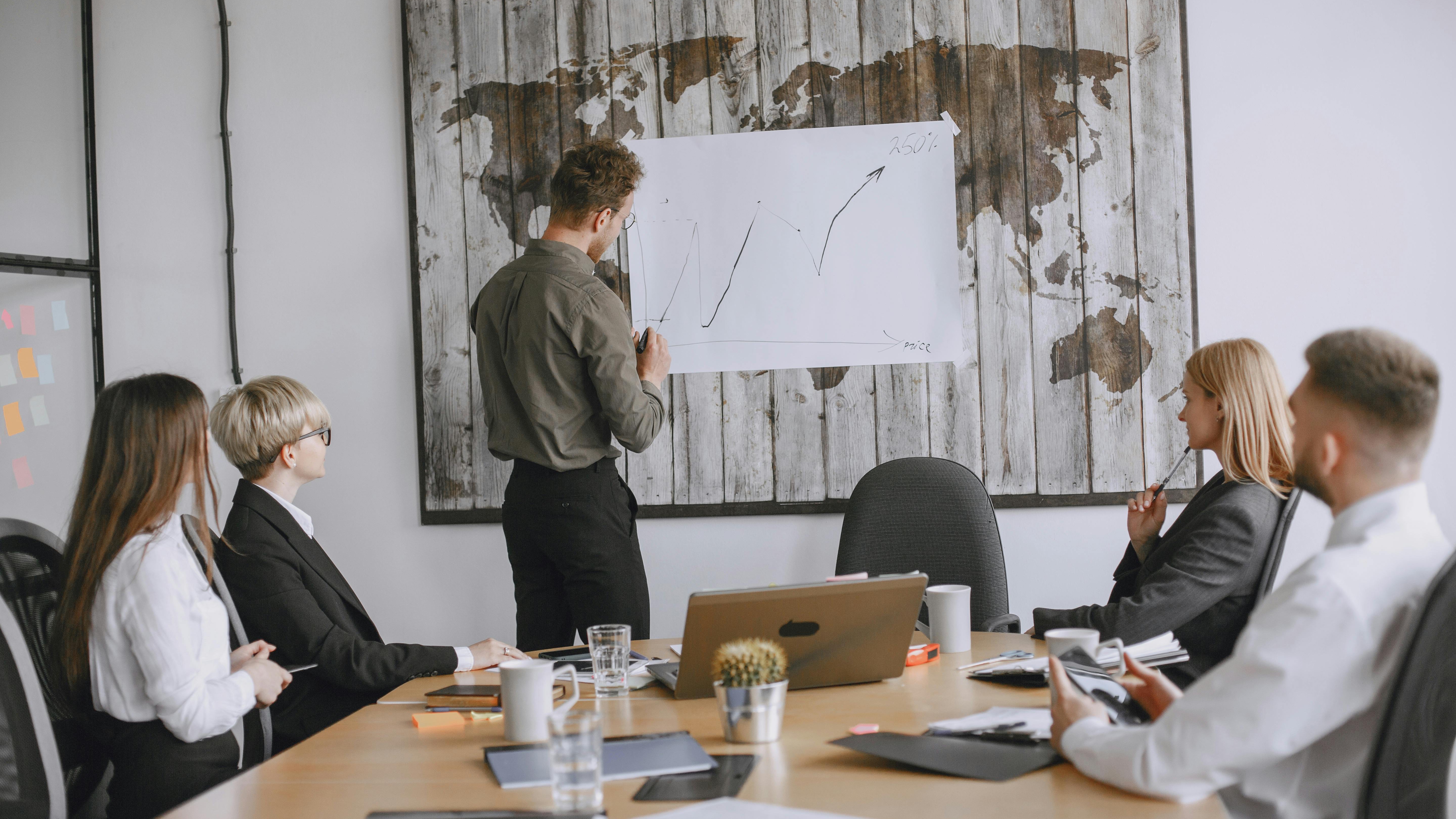 Friendly teamwork in a modern office, highlighting workplace culture.