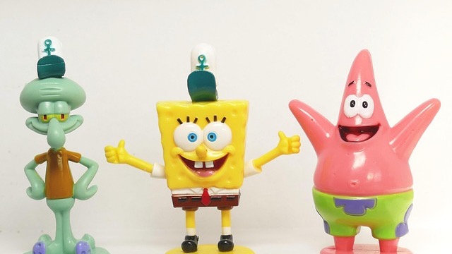 SpongeBob and friends on a pirate adventure, teaching perseverance.