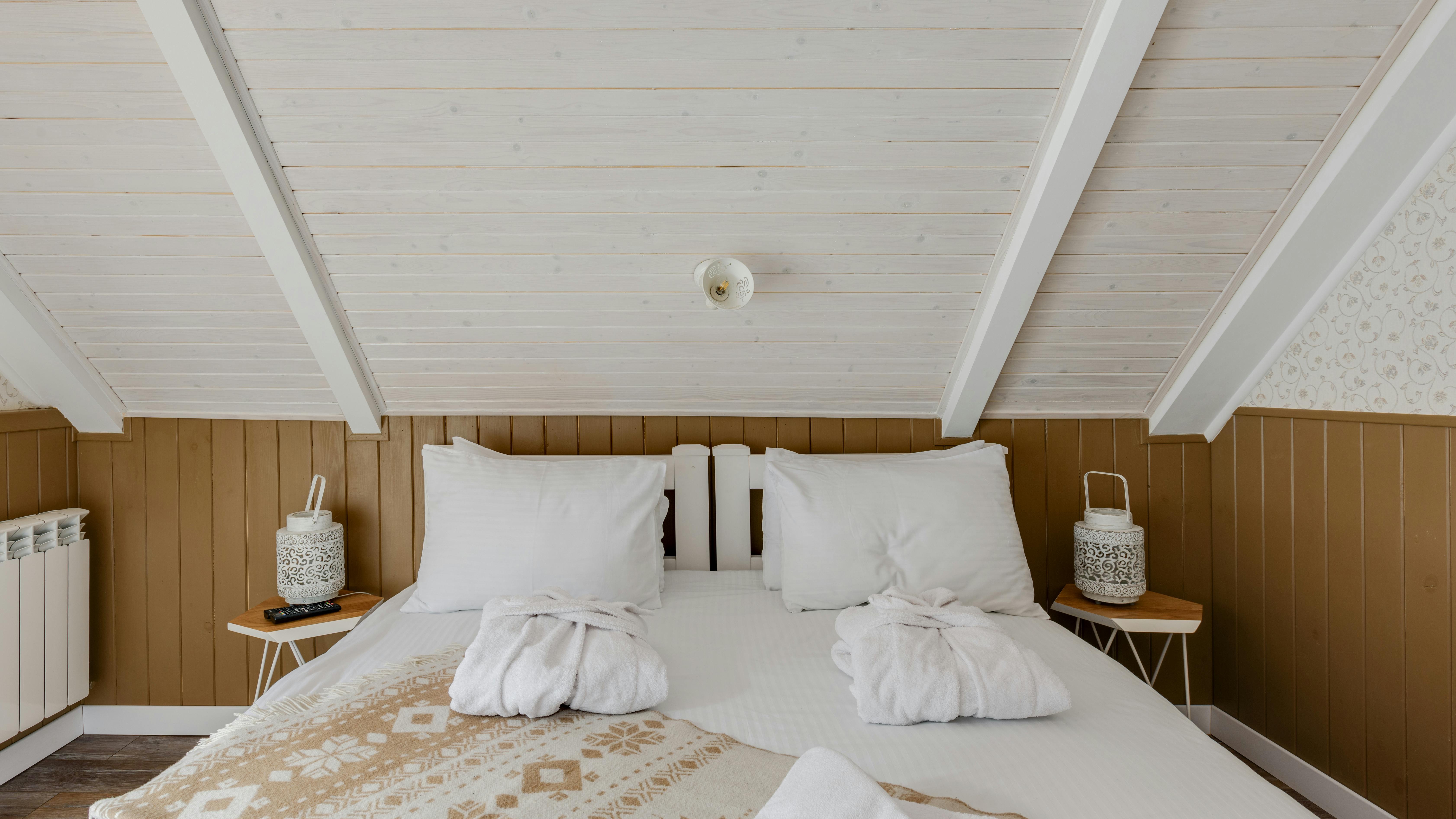 Declutter your attic for personal sanctuary; smiling group selfie outdoors.