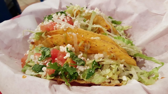 Healthy family meals featuring tacos with salsa and lettuce.