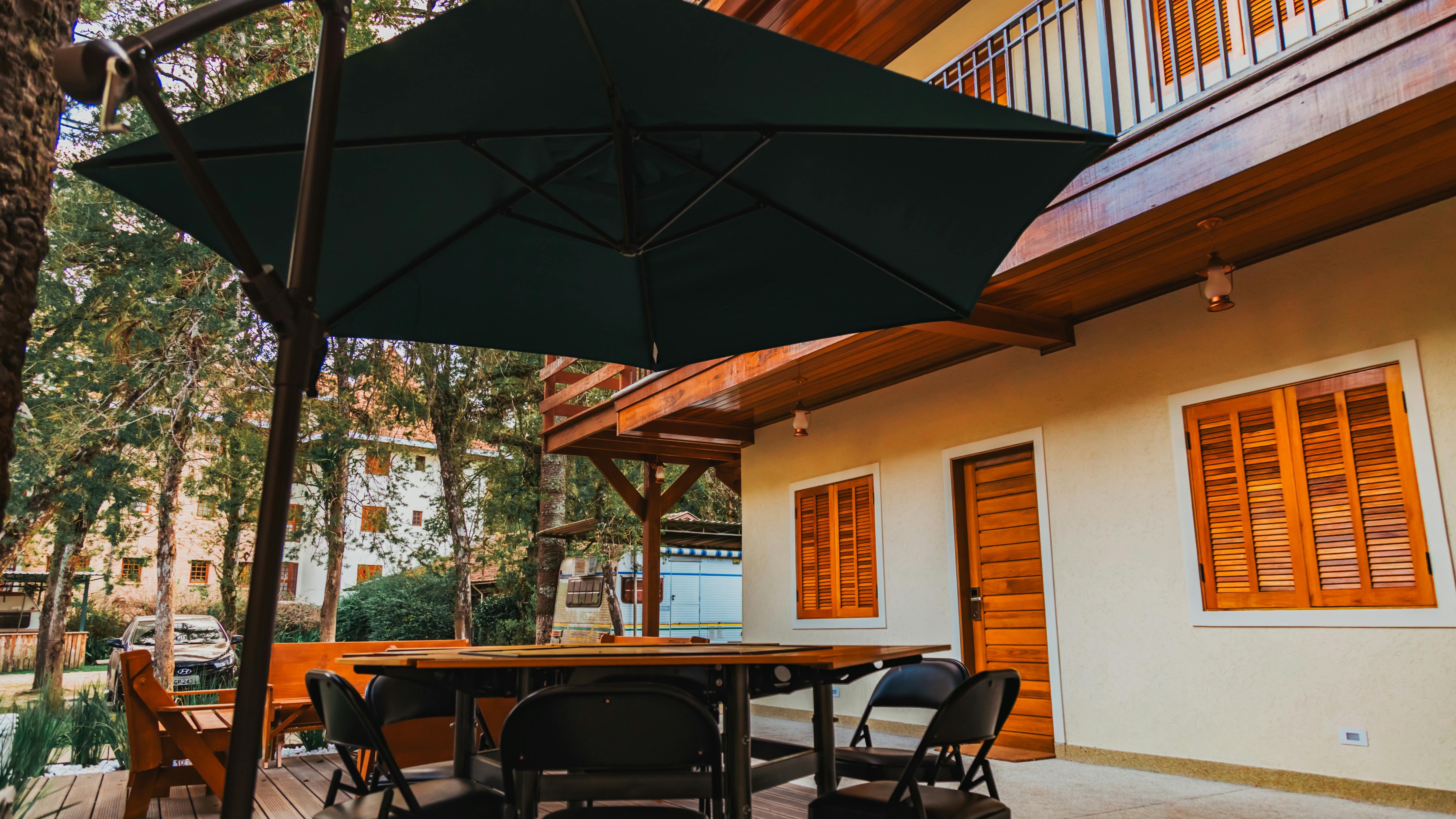 San Antonio restaurants' rooftop view with chic decor.