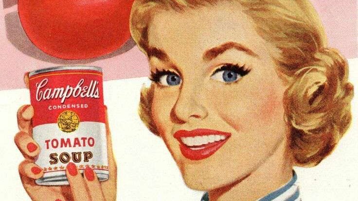 Eclectic collage highlighting ERG industry trends with vintage food packaging.