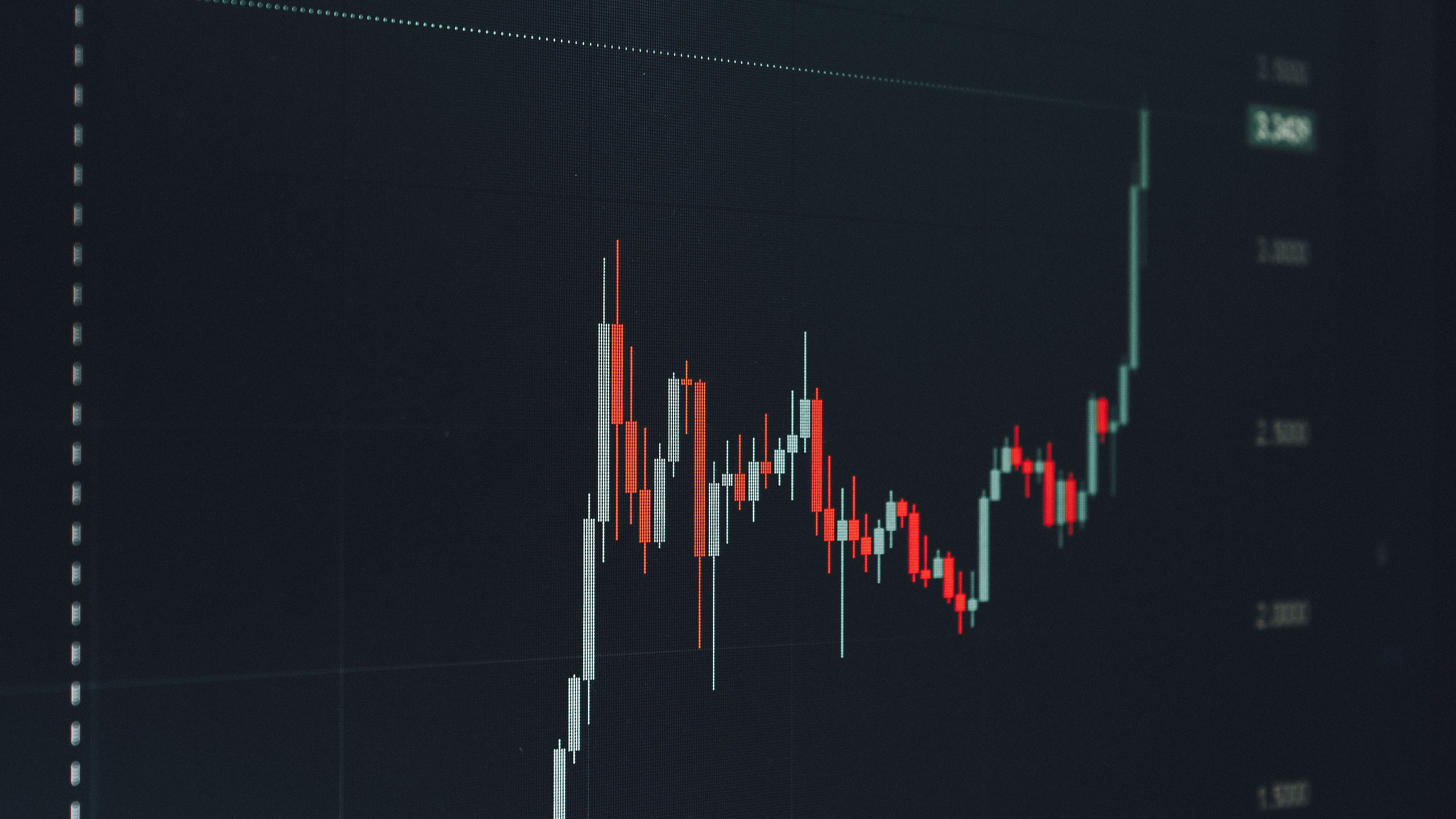SpaceX logo over green stock chart highlighting IPO success