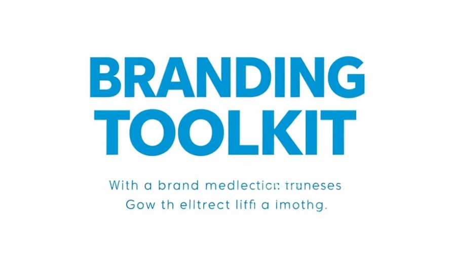 Text promoting a branding strategy kit download