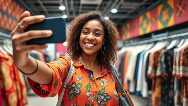 Promotional banner for TikTok for WooCommerce featuring a woman taking a selfie.