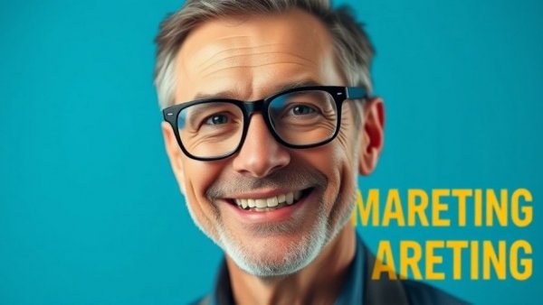 Market Eminence Strategies featuring mature man in marketing visual.
