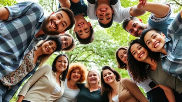 Group enjoying affordable team building activities outdoors.