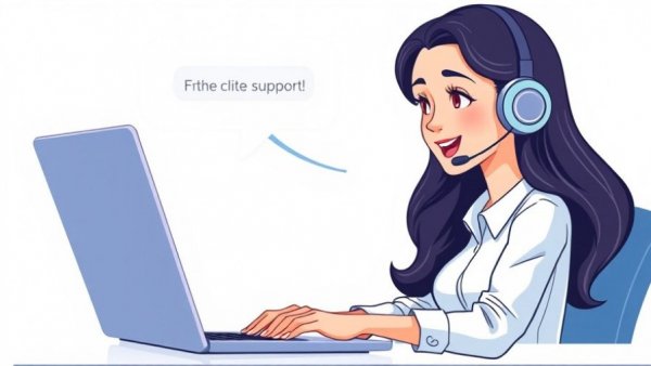 Help desk software for small teams illustration with chatbot.