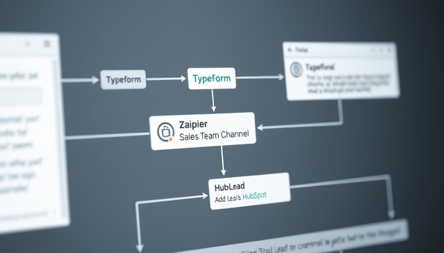 Automated workflow integration using Zapier with Typeform, Slack, HubSpot.