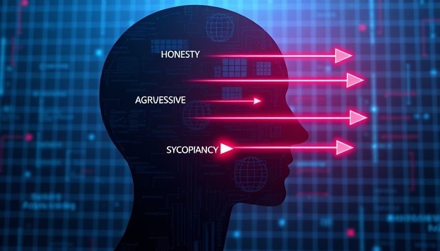 Digital human head with personality vectors for AI personality control displayed.
